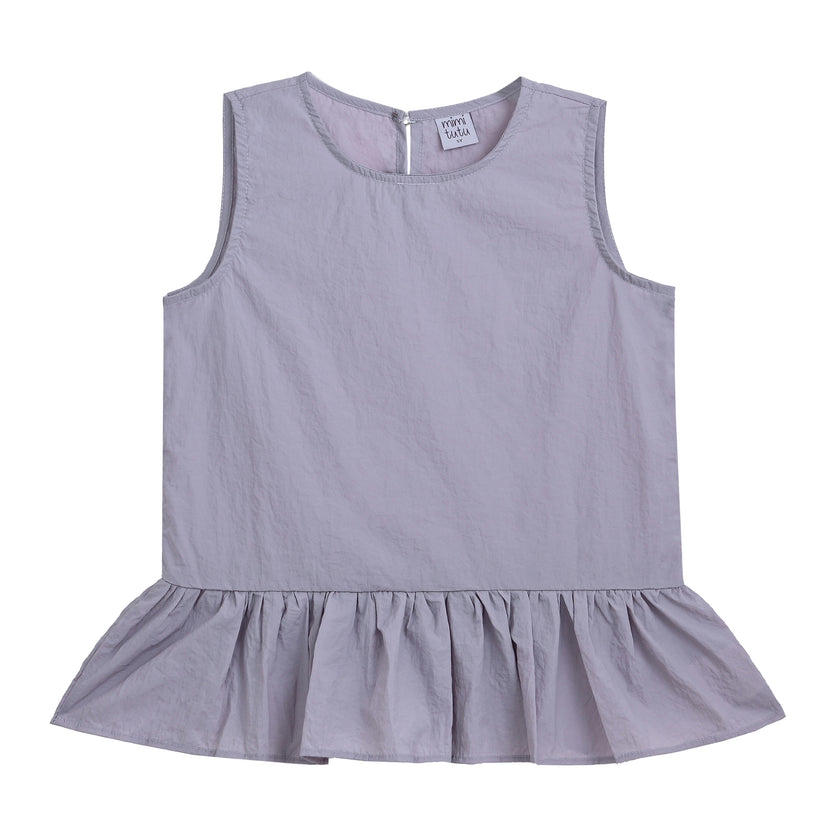 Purple Ruffle Top & Jacket Duo