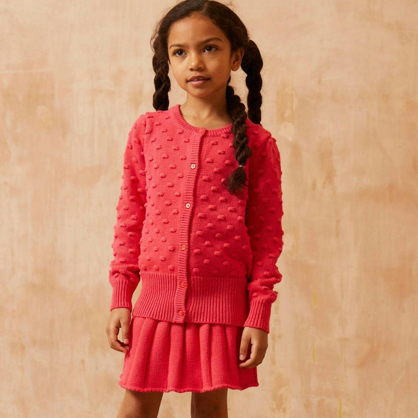 Pleated Tennis Skirt | Raspberry