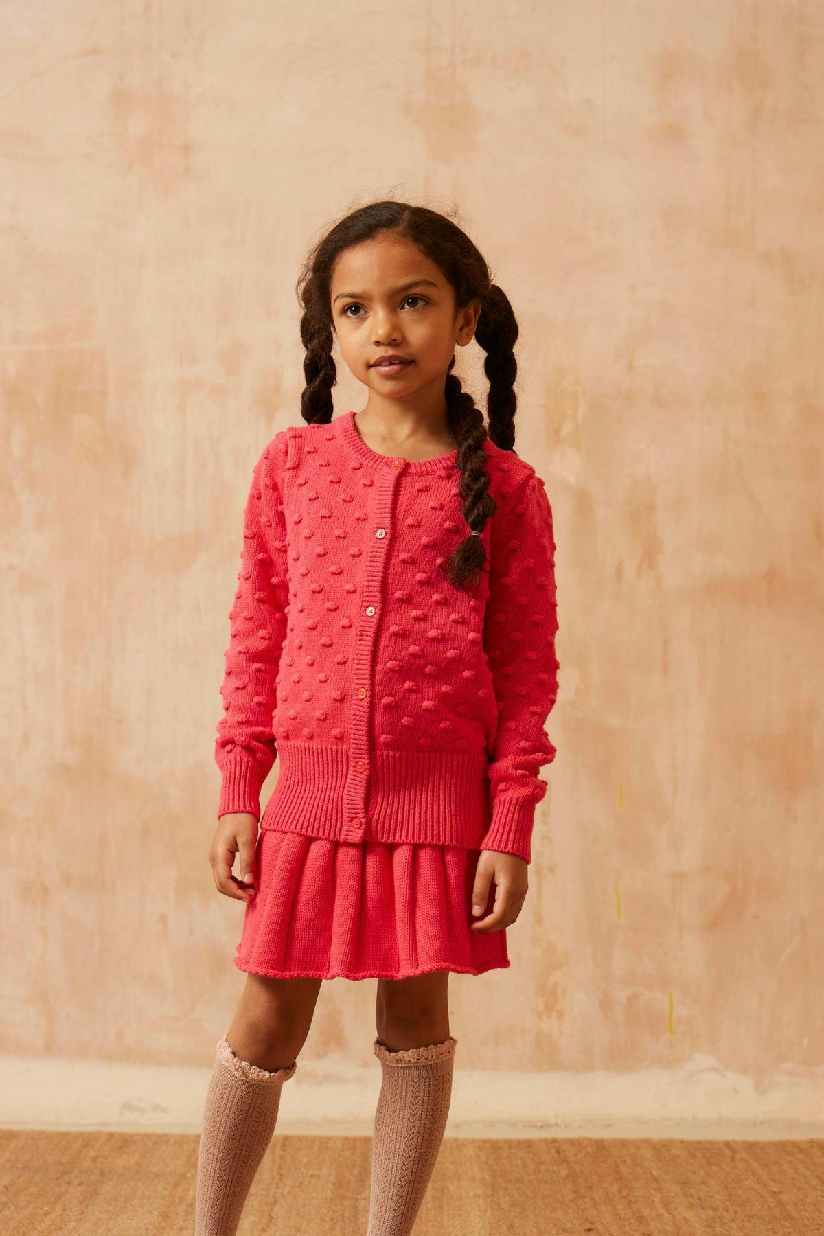 Pleated Tennis Skirt | Raspberry