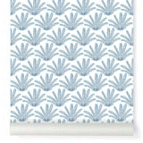 Papier peint MARACAS coloris Bleu compostelle