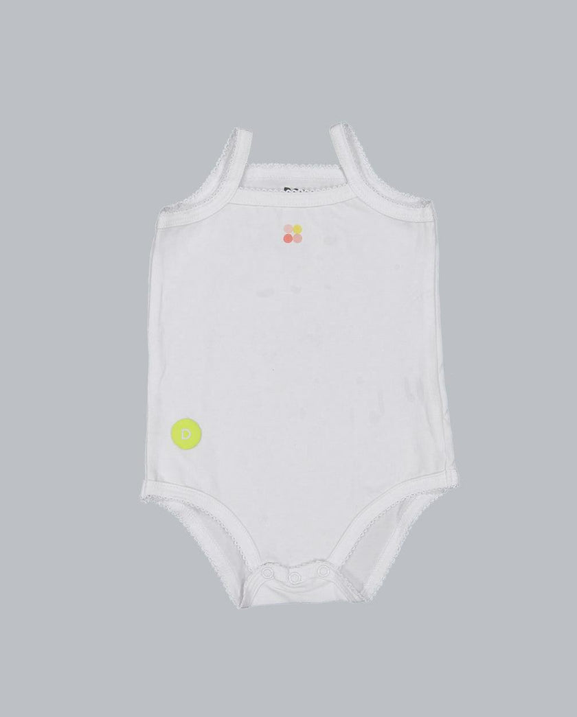 Baby Girl Sleeveless 4pc Onesie Set
