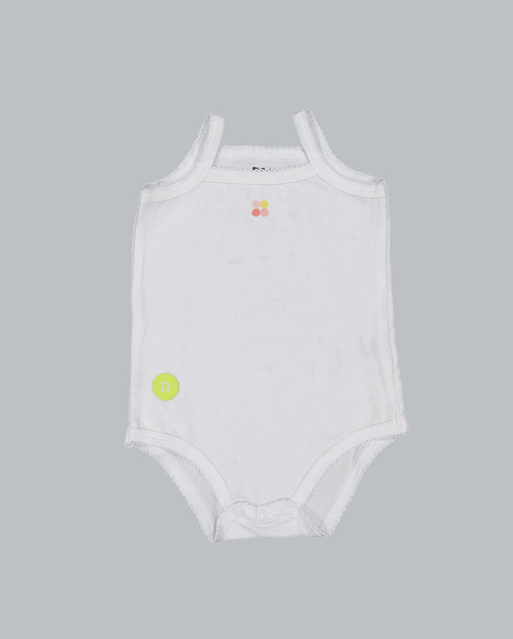 Baby Girl Sleeveless 4pc Onesie Set