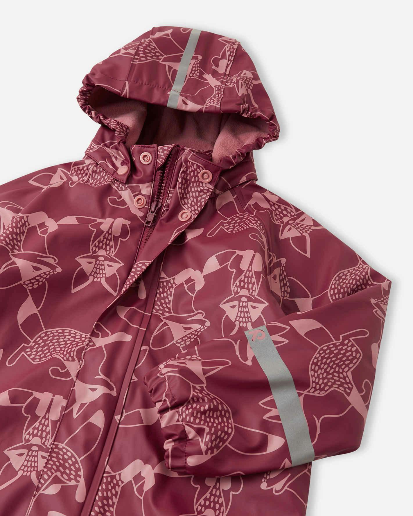 Koski - Fleece-Lined Rubber Rain Jacket