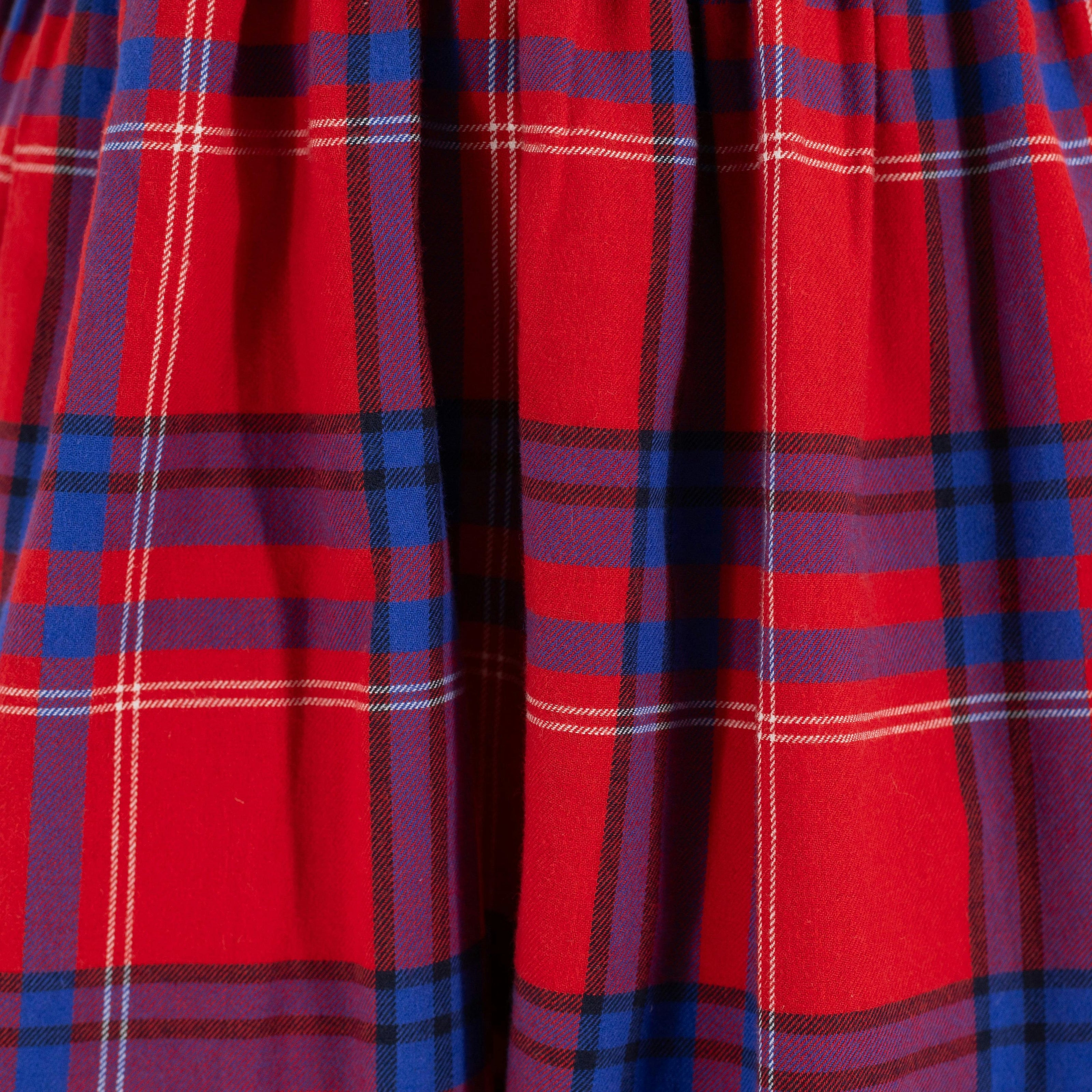 Ariella Girl Dress - Red Plaid