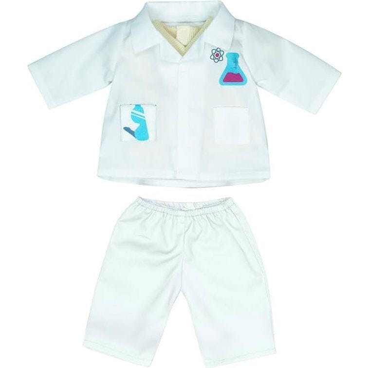 Careers Collection - Scientist Doll Outfit with Lab Coat & Pants for 15