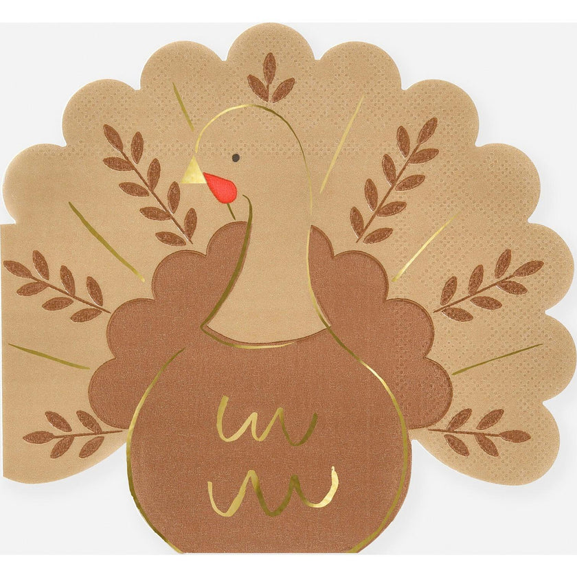 Folk Turkey Napkins