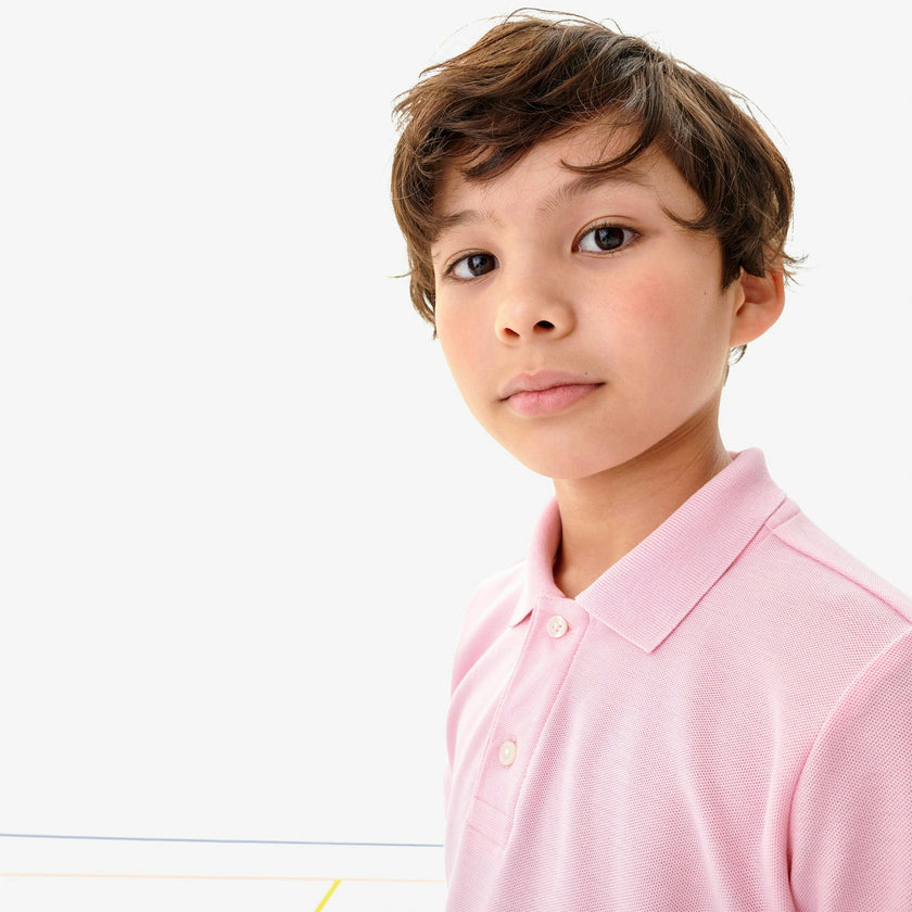 Kids short sleeve pique polo