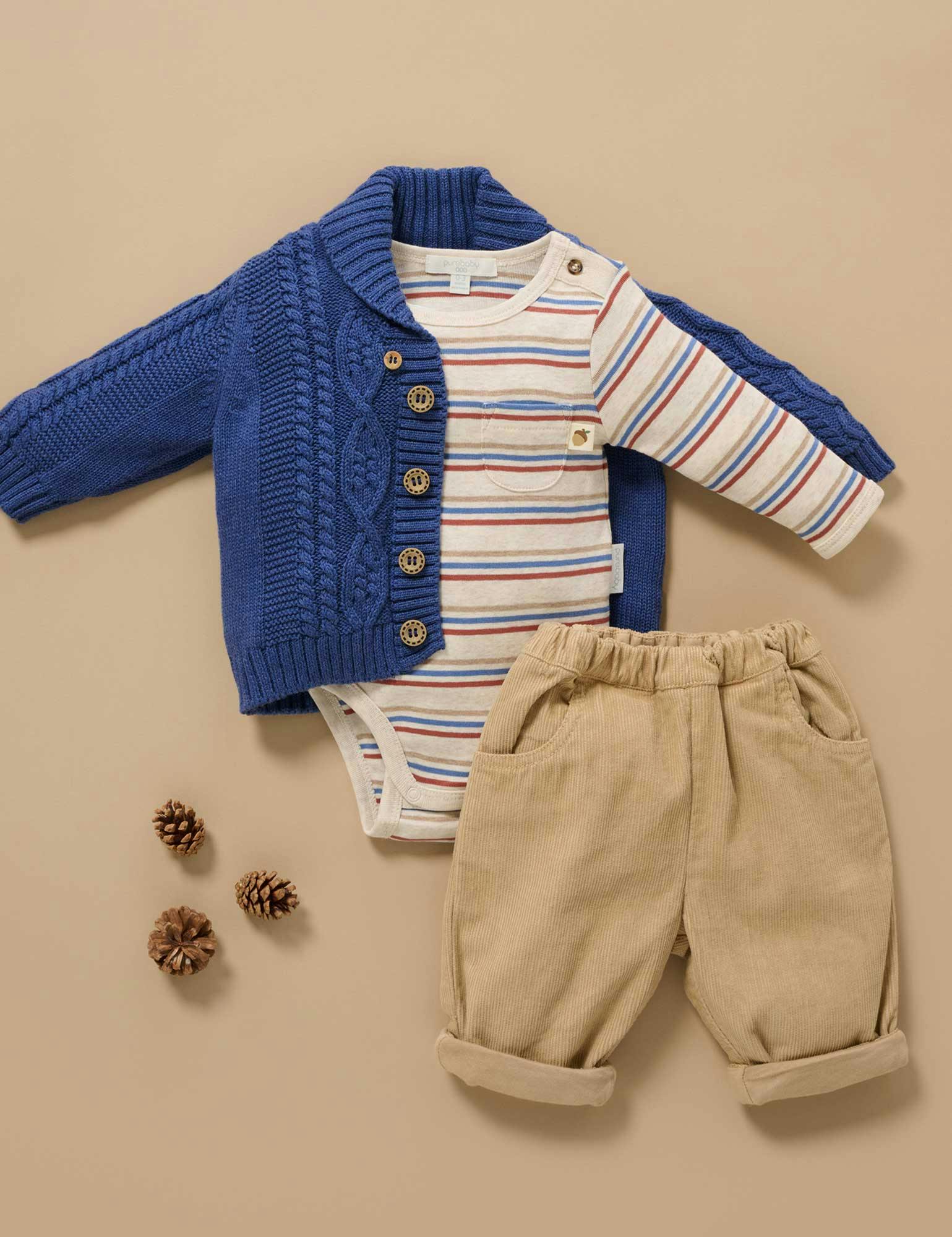 Lined Corduroy Pants Mushroom