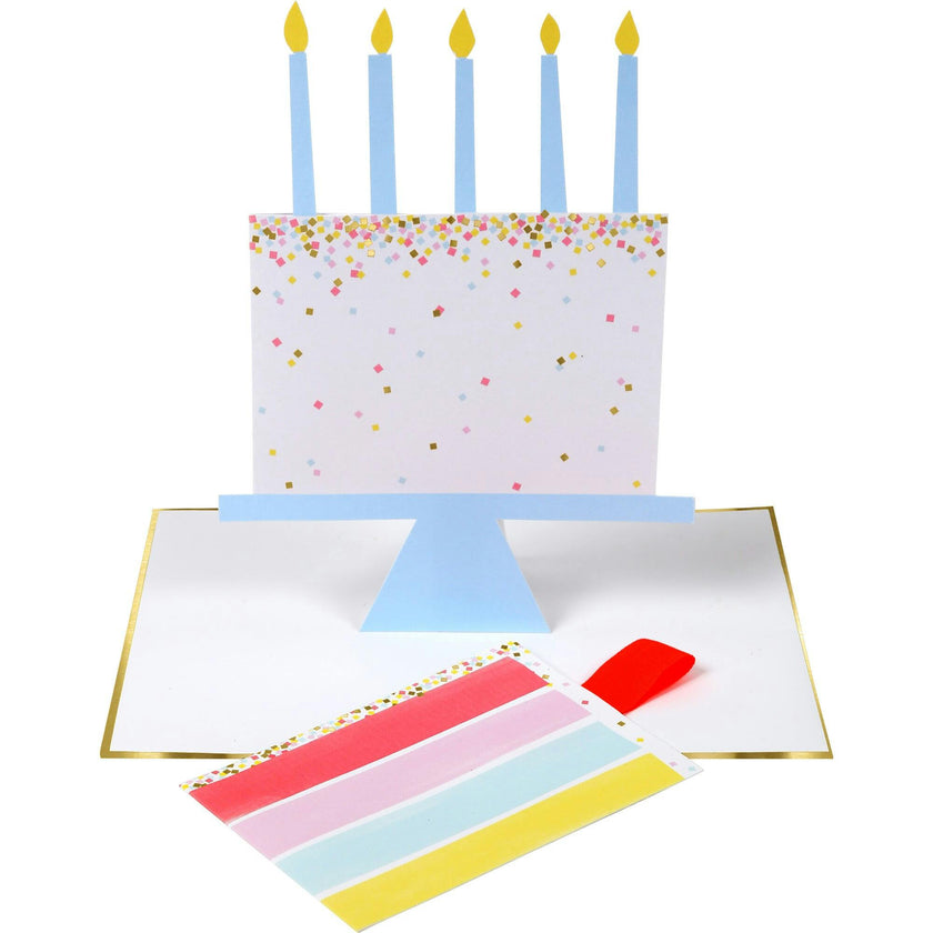Cake Slice Stand-Up Birthday Card