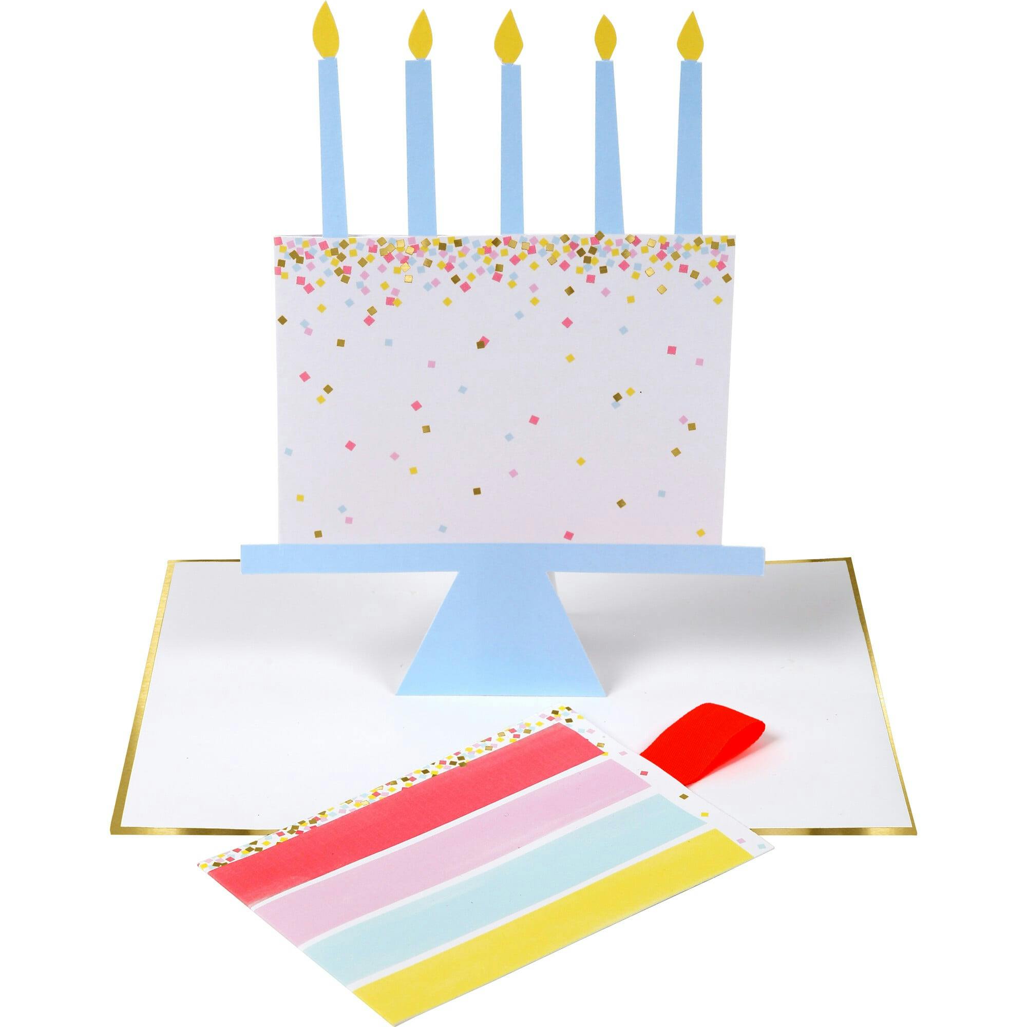 Cake Slice Stand-Up Birthday Card