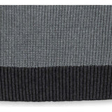 Men's Organic Crew Neck Shoulder Detail Sweater, Grey