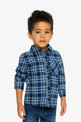 Plaid Shirt Blue And White