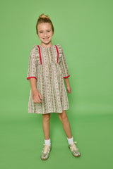 Porto Dress  - St Moritz Floral Stripe