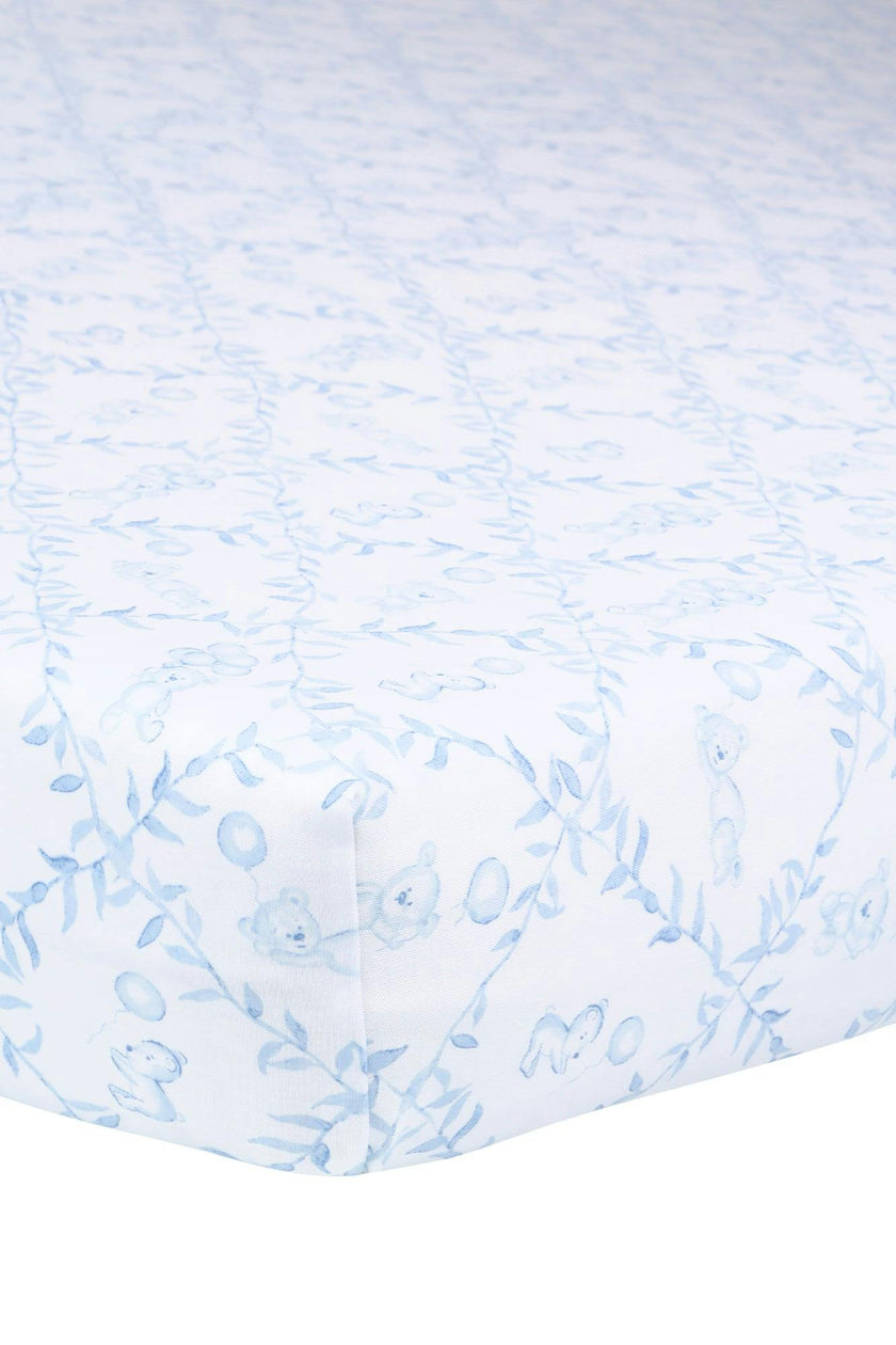 Blue Bears Trellace Crib Sheets