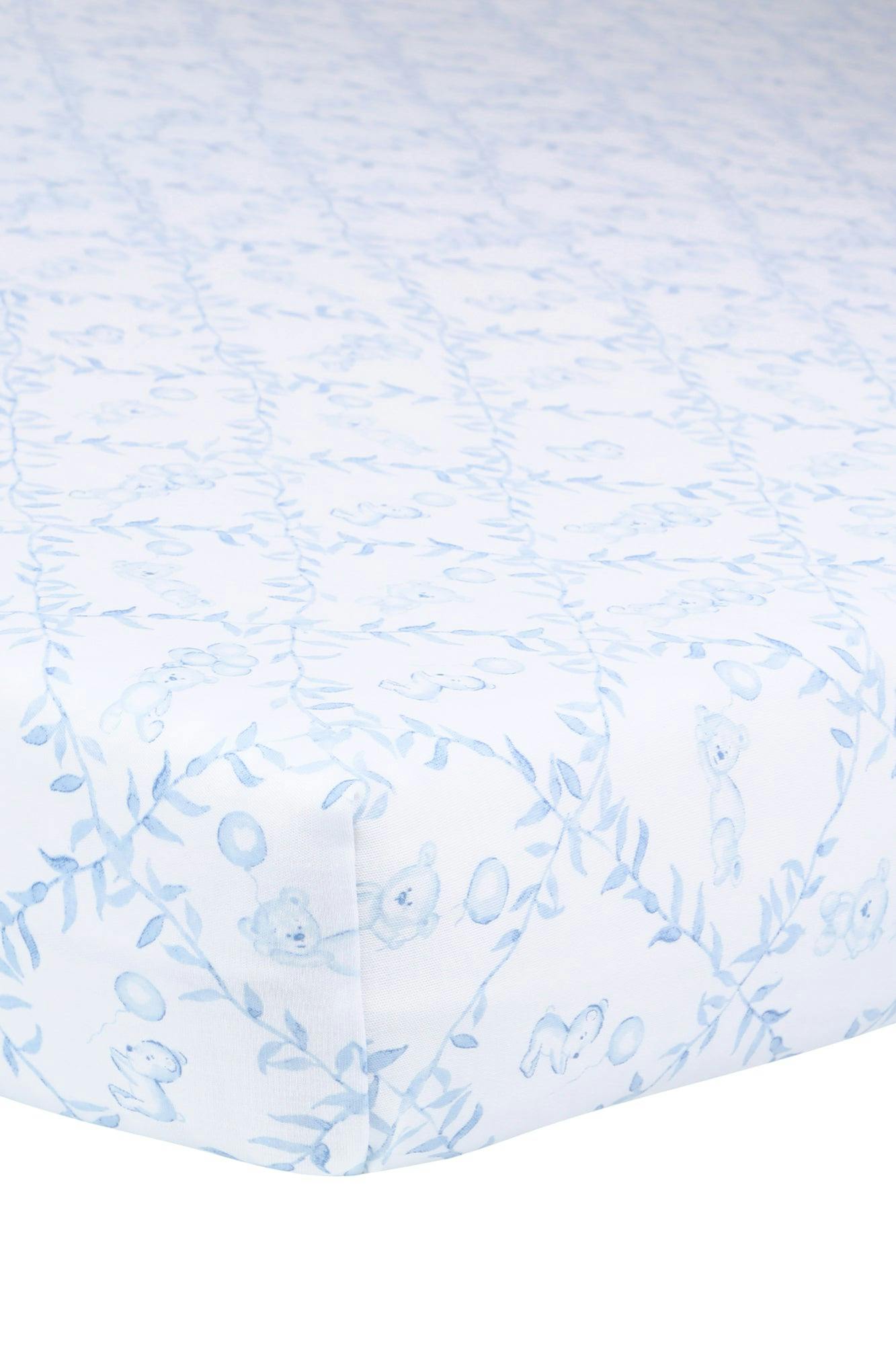 Blue Bears Trellace Crib Sheets