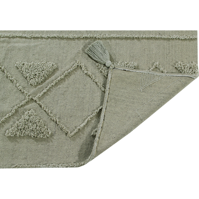 Tribu Washable Rug, Green