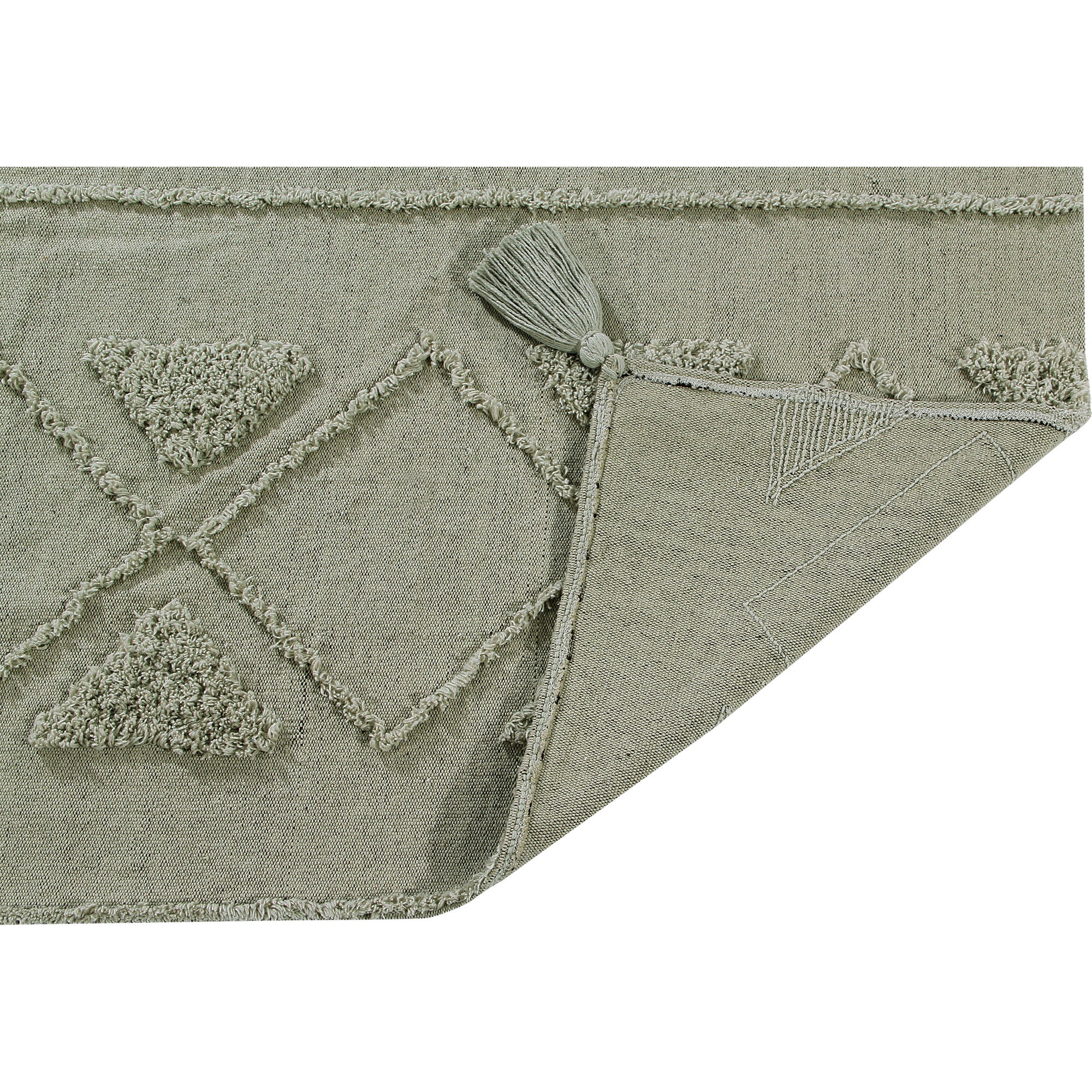 Tribu Washable Rug, Green