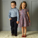 Country Garden Button-Front Dress