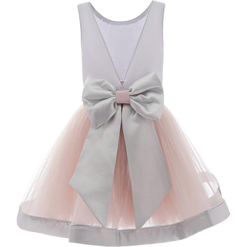 White Emory Bow Dress