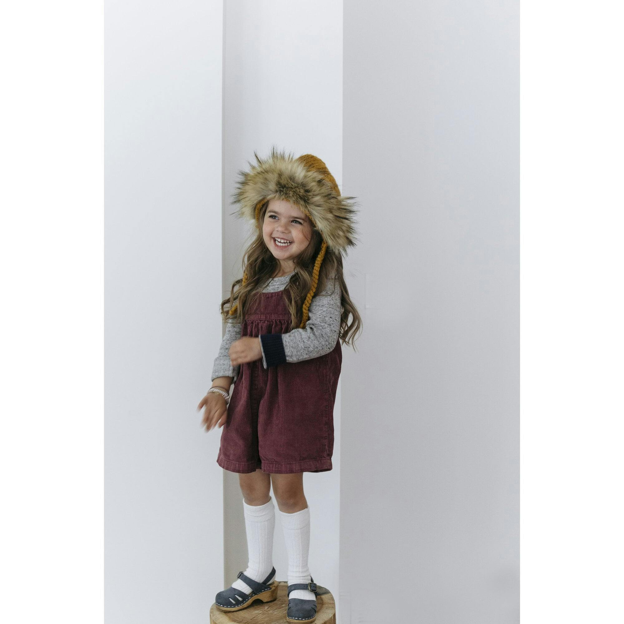 Lennon Lion Bonnet - Cream