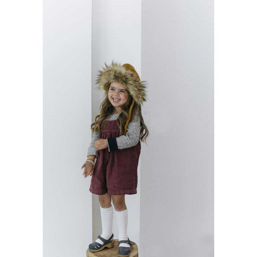 Lennon Lion Bonnet - Cream
