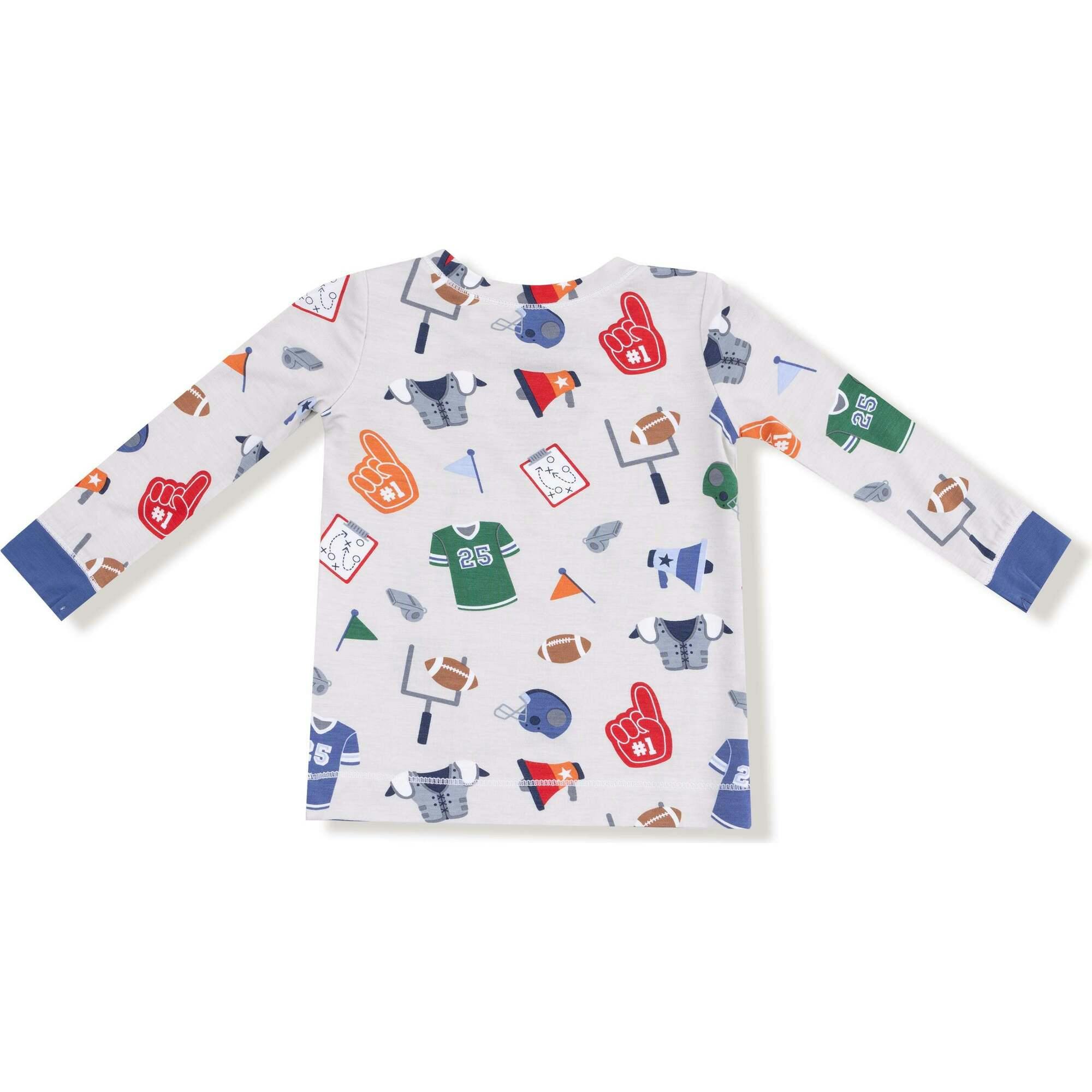 Game Day - Grey - Long Sleeve Loungewear Set