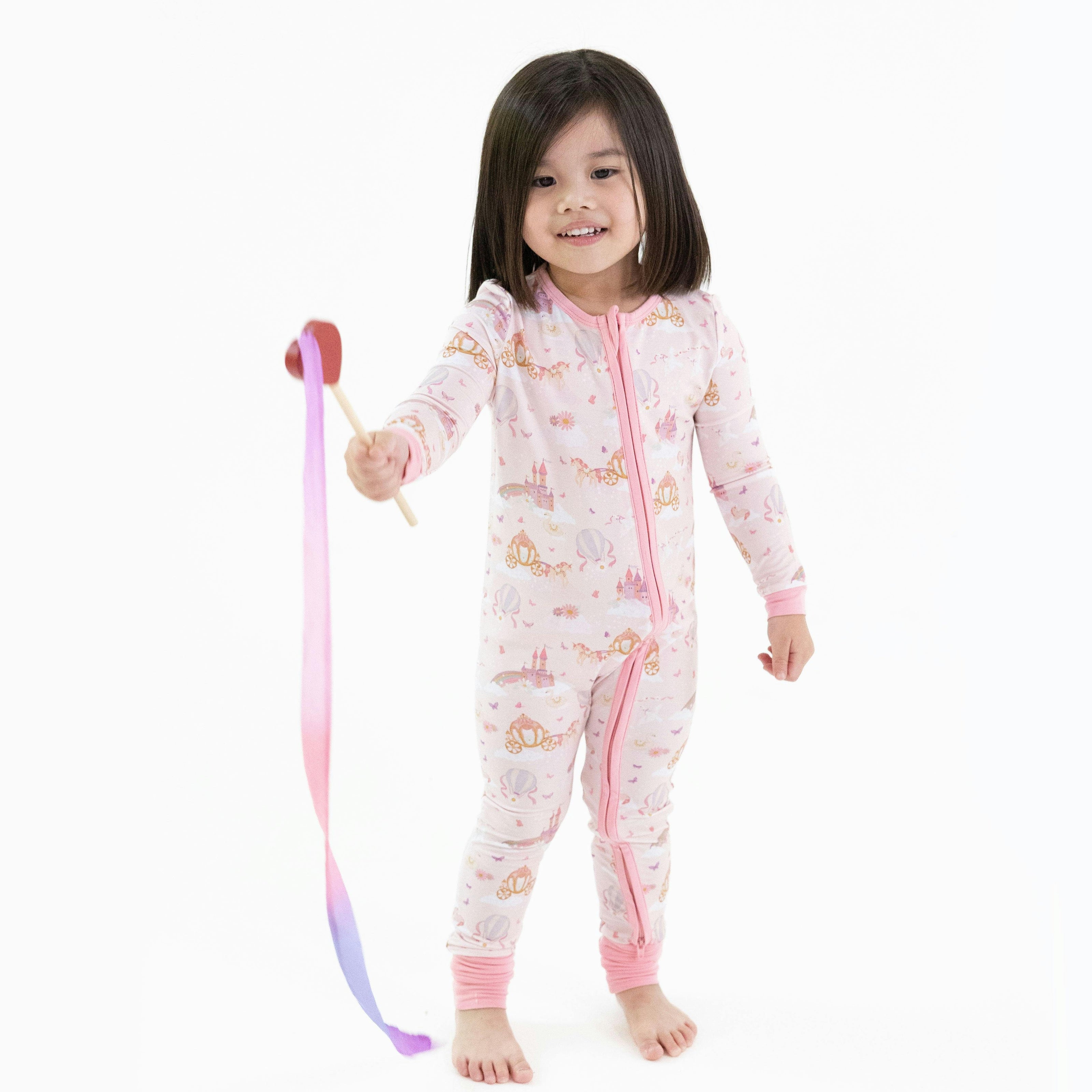 Princess Unicorns and Castle - Convertible Romper