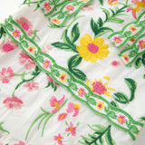 Kaylee Cotton Embroidered Mini Dress