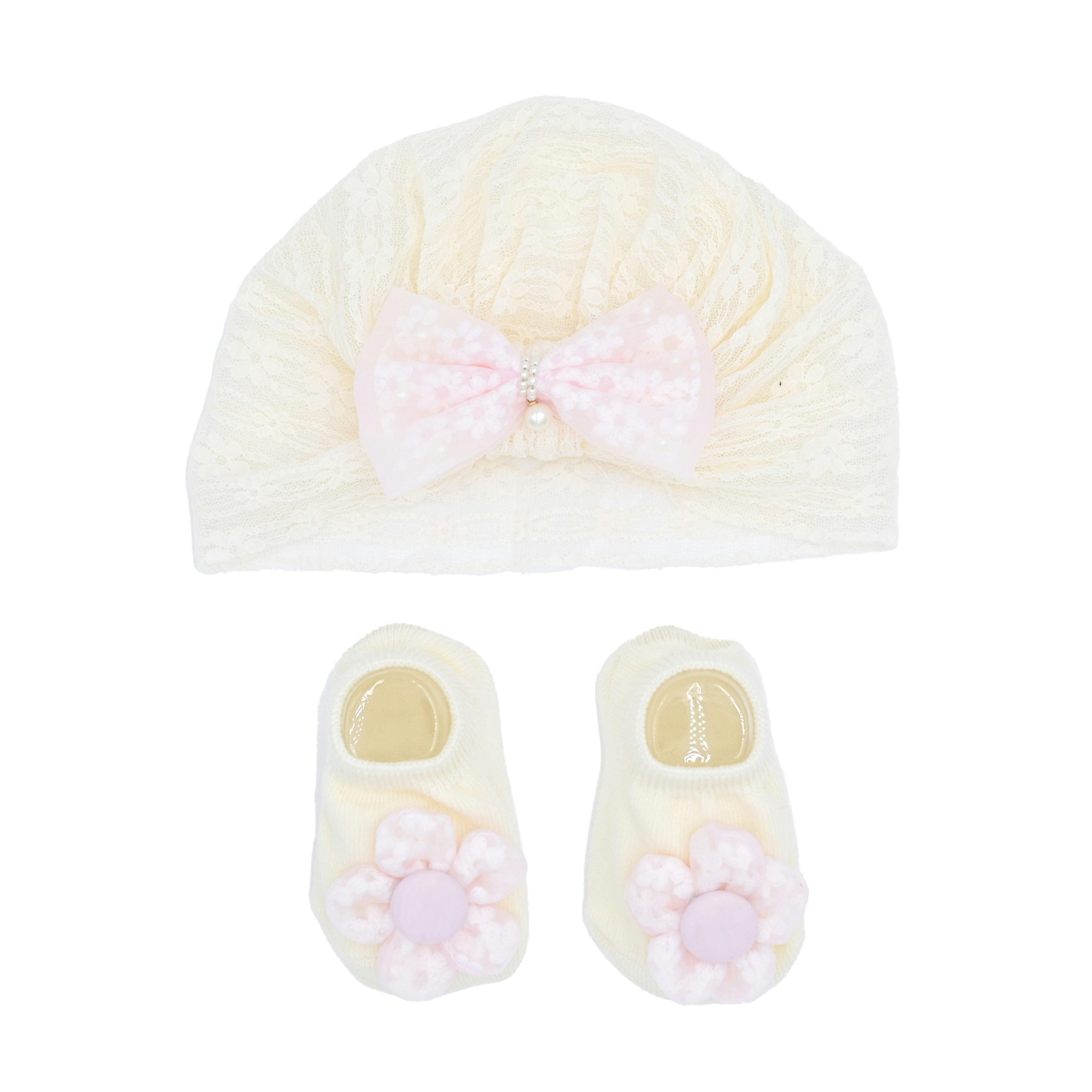 Bow & Bloom Baby Hat Gift Set