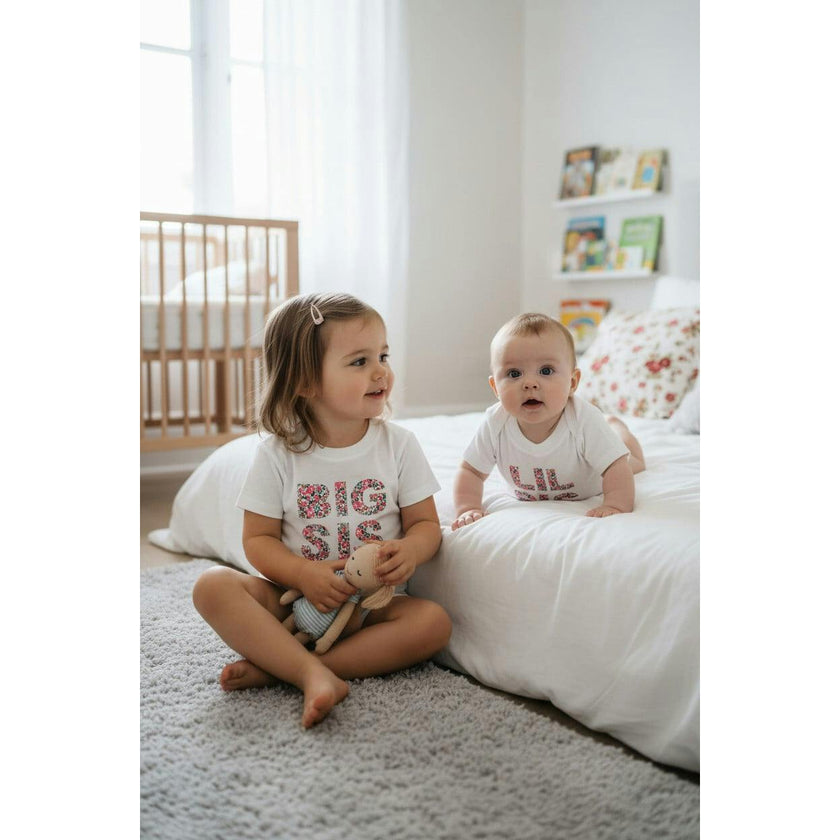 Liberty of London Children's Lil Sis T-Shirt, White