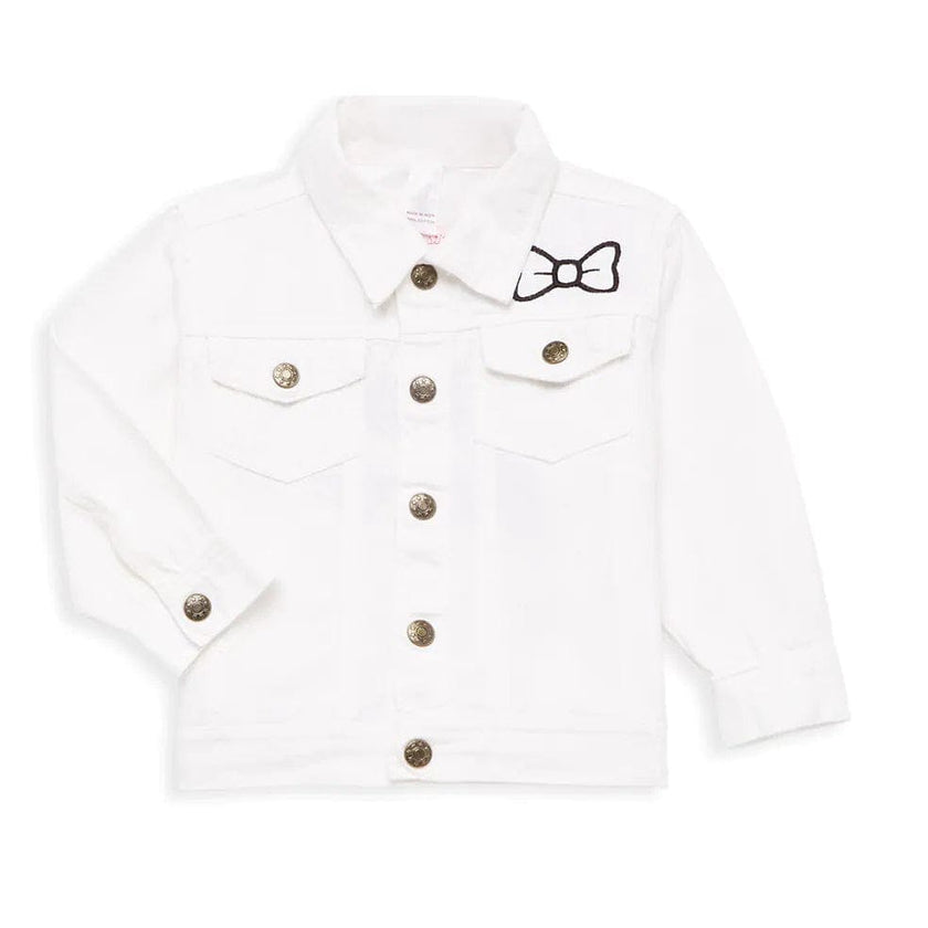 Baby + Kids "ring bearer" White Denim Jacket