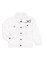 Baby + Kids "ring bearer" White Denim Jacket
