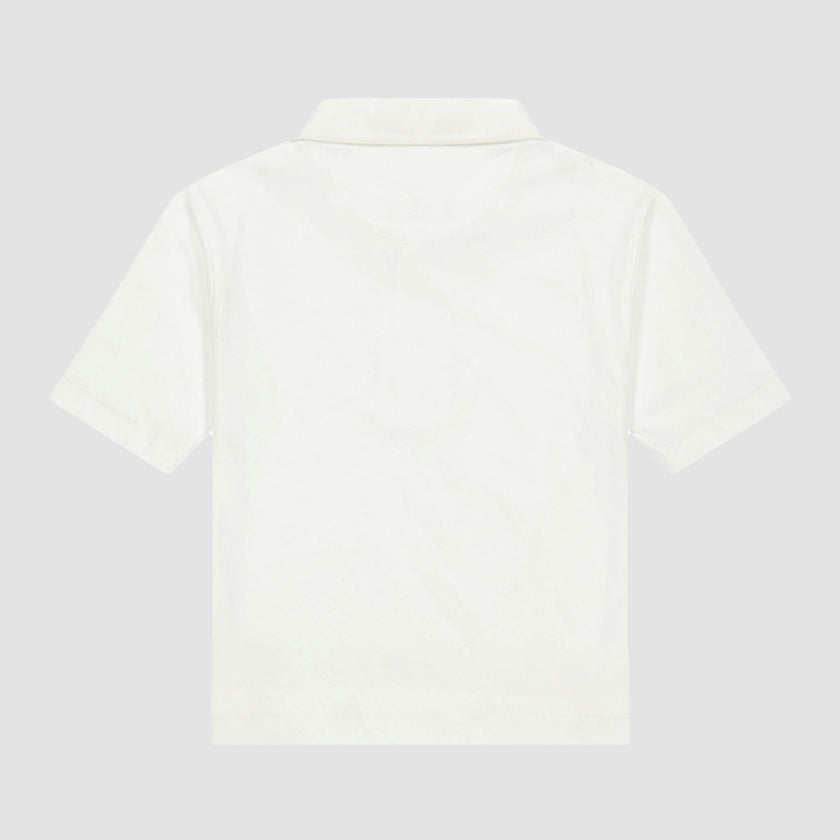 Short Sleeve Polo | White