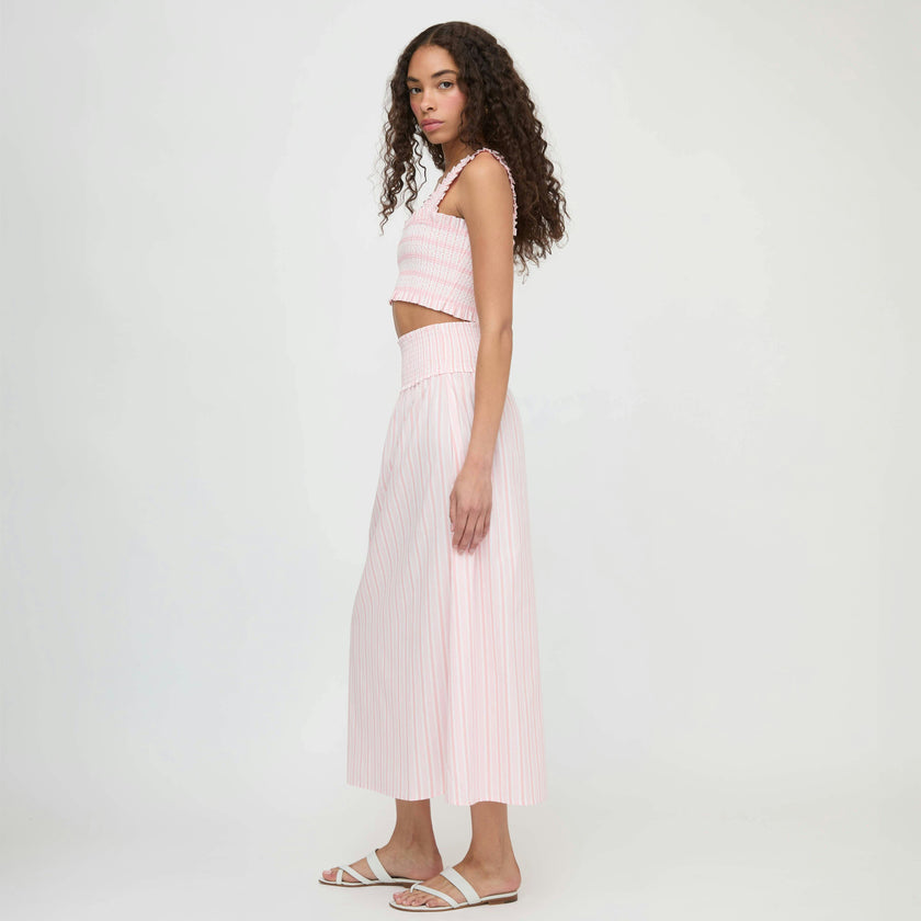 The Azalea Nap Top - Pink Variegated Stripe