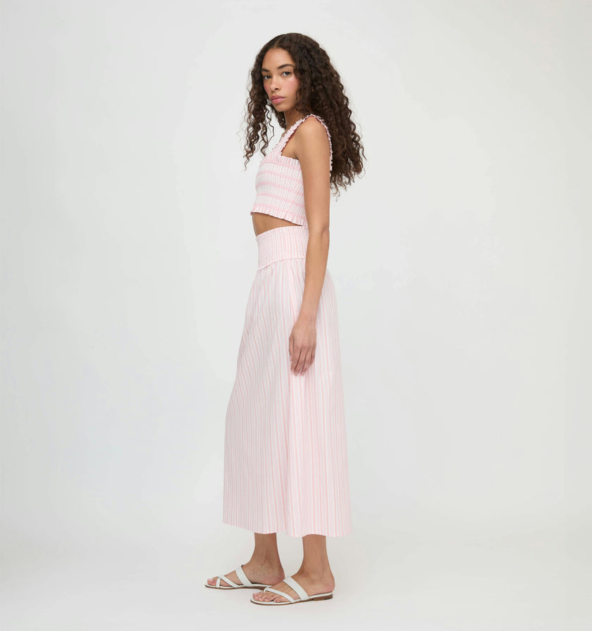 The Azalea Nap Top - Pink Variegated Stripe