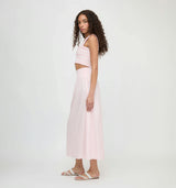 The Delphine Nap Skirt - Pink Variegated Stripe
