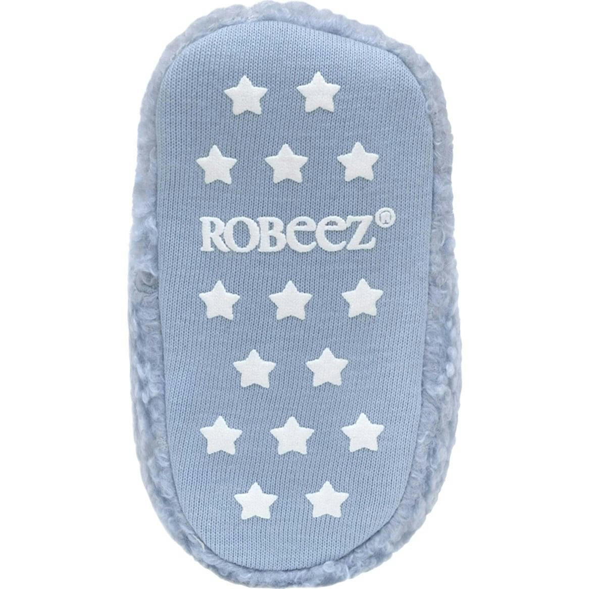 Sherpa Light Blue Snap Bootie