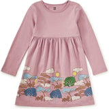 Story Skirted Dress, Pink