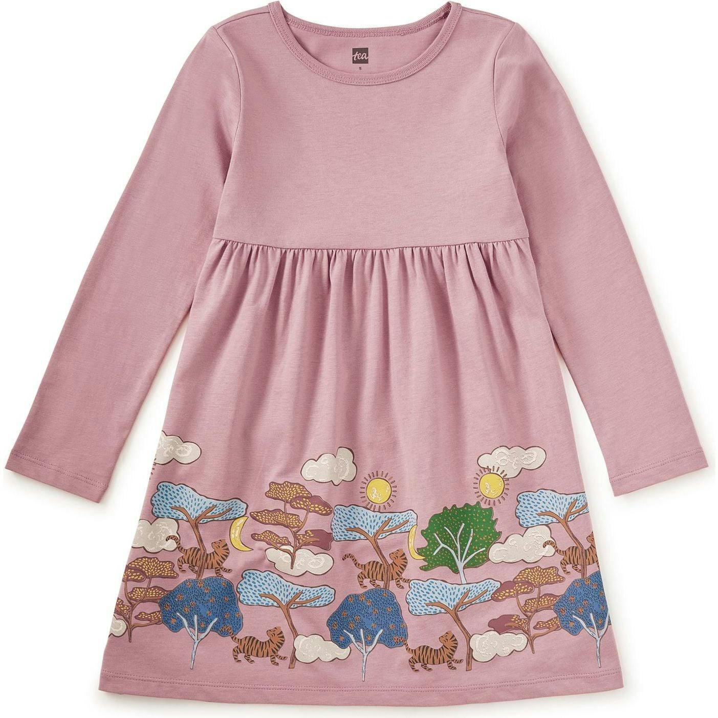 Story Skirted Dress, Pink