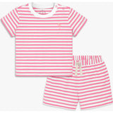 Clearance baby stripe embroidered set