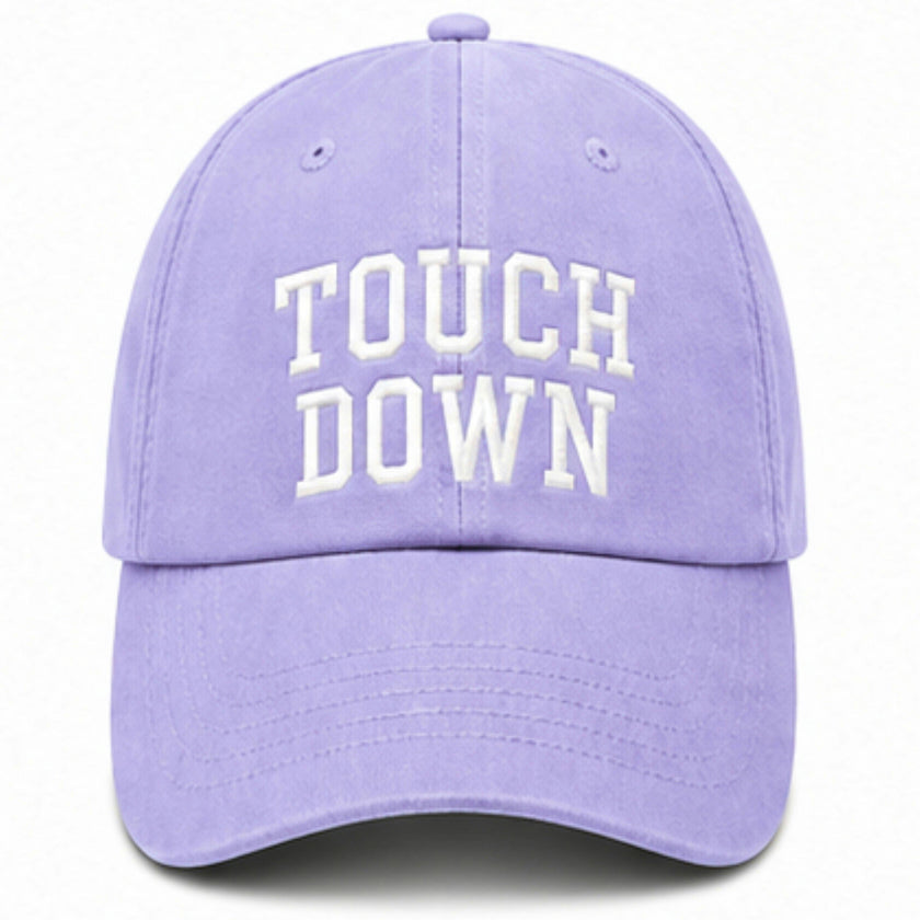 Touch Down Bow Baseball Hat