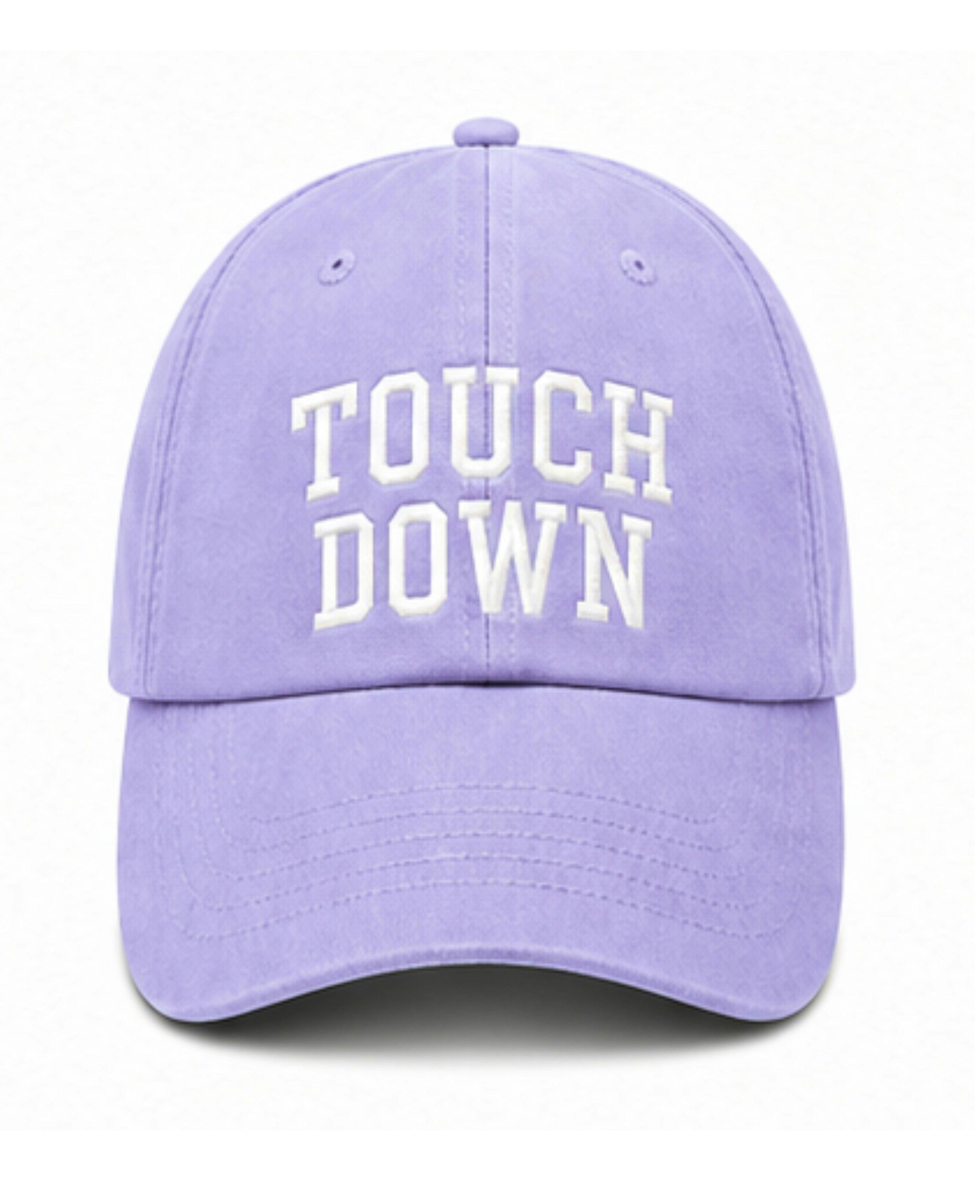 Touch Down Bow Baseball Hat