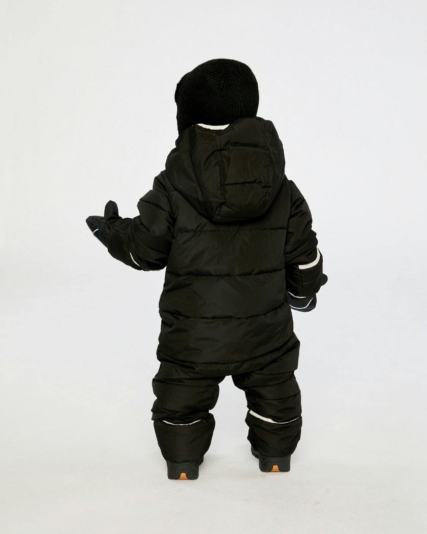 Baby Cloud One Piece Snowsuit Adapted For Car Seats Black