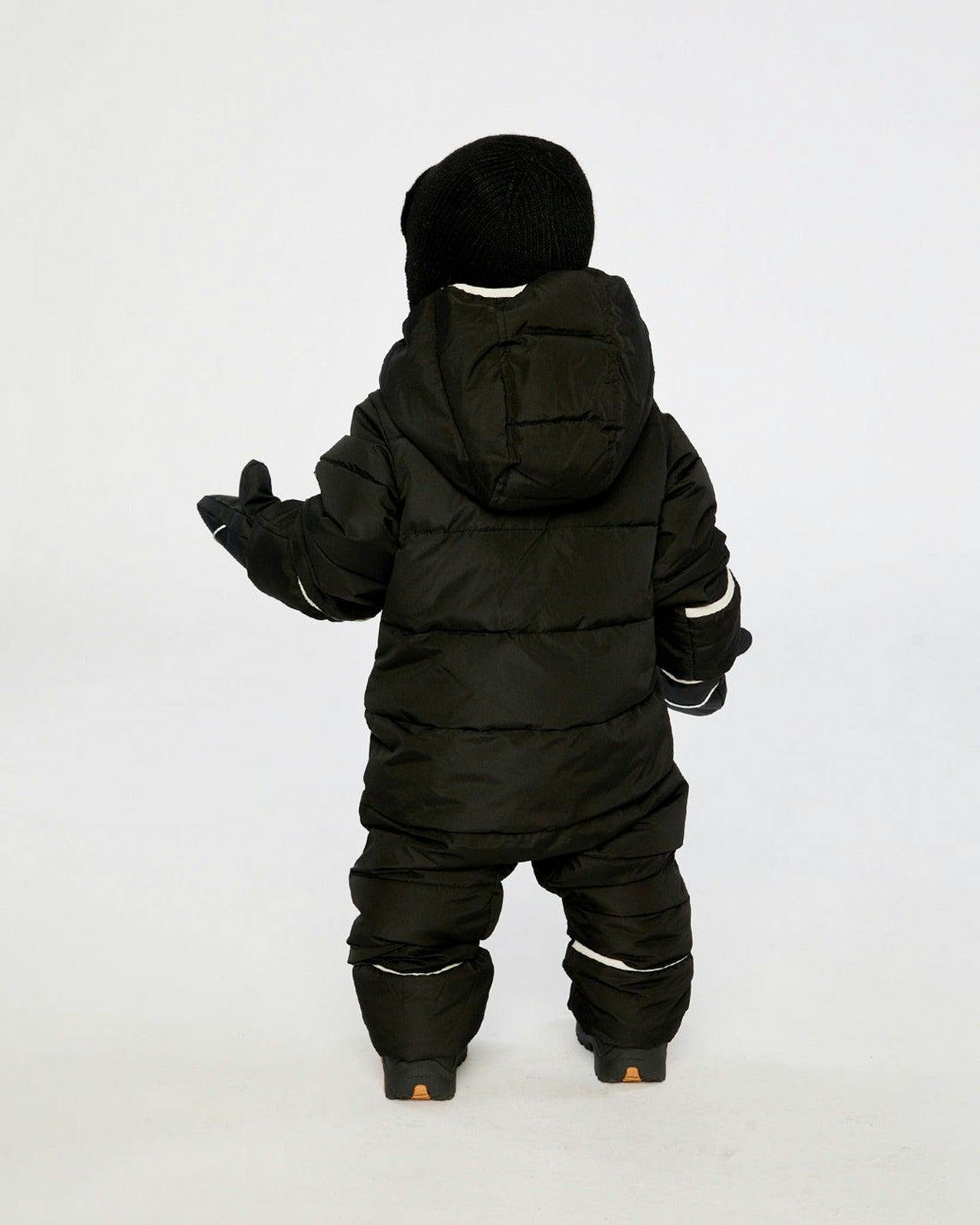 Baby Cloud One Piece Snowsuit Adapted For Car Seats Black