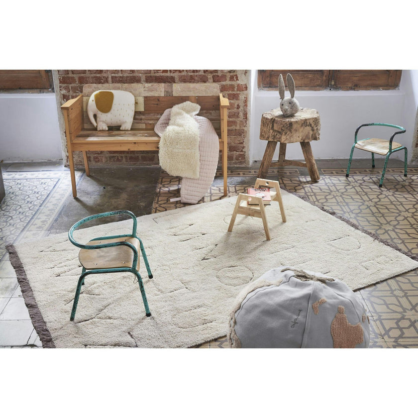 ABC RugCycled Washable Rug. Natural