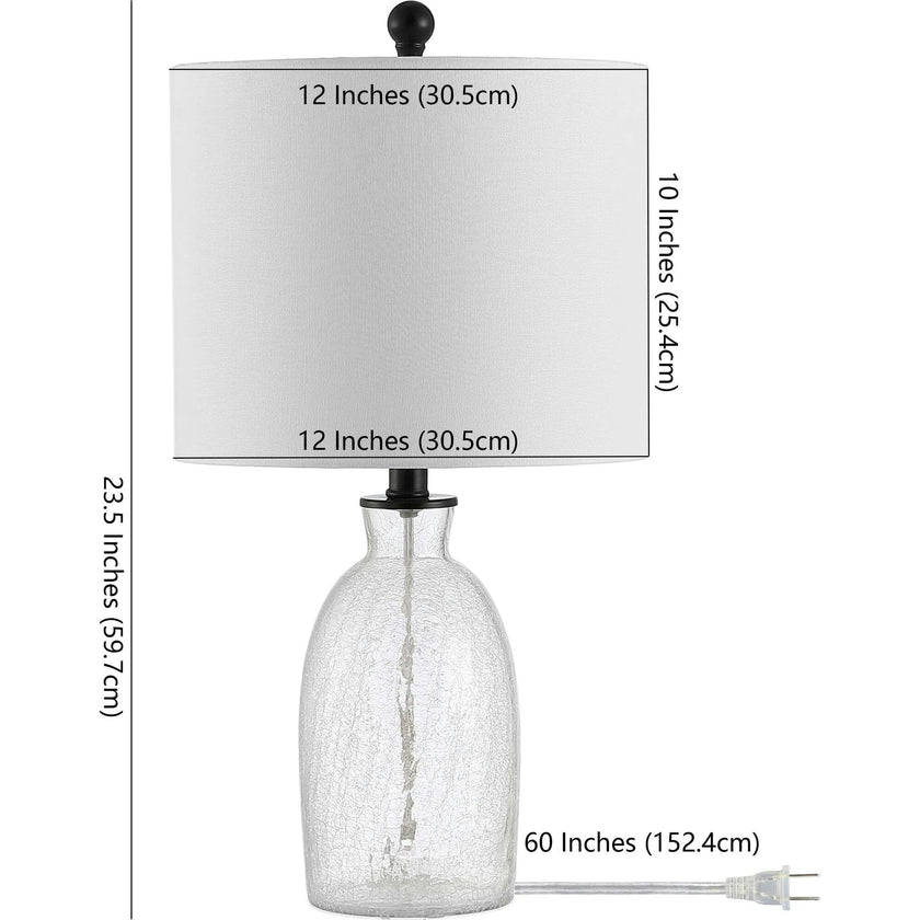 Nakula Glass Table Lamp