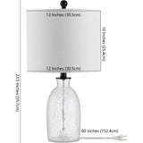 Nakula Glass Table Lamp