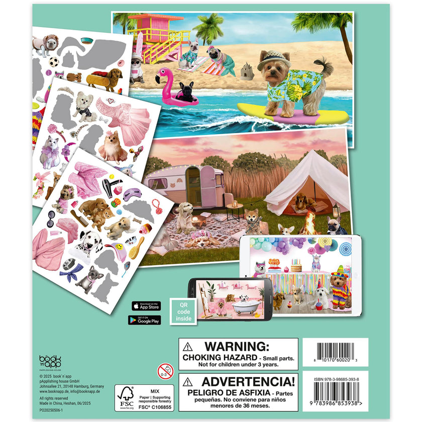 Panorama Sticker Book: Cute Animals