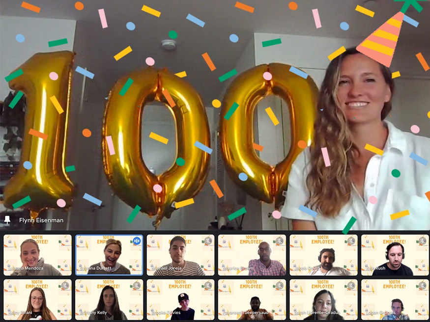 100 employees, and counting